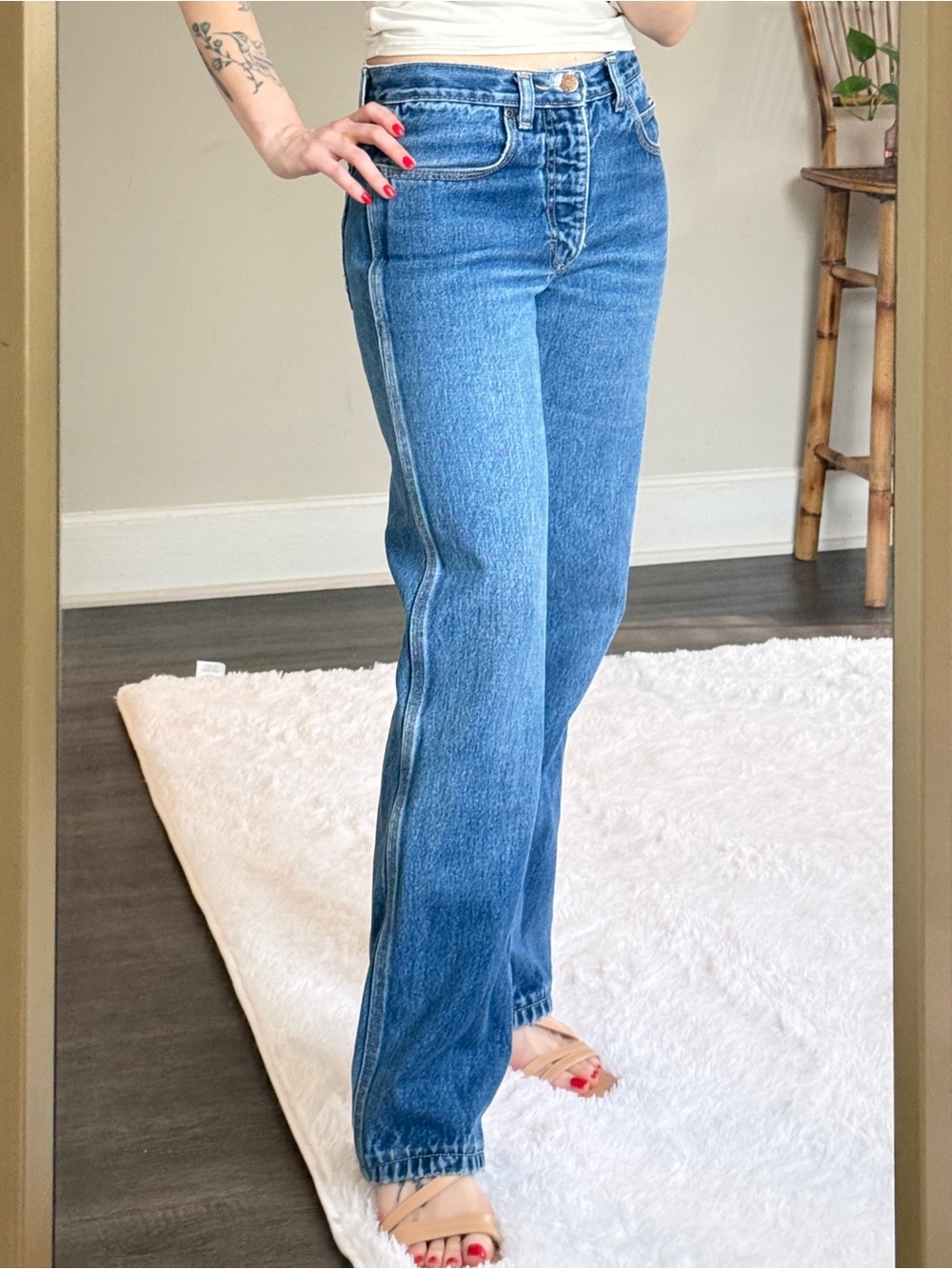 Rare Vintage 1980s Calvin Klein 100% Cotton Rigid Denim Jeans - Picture 14 of 14